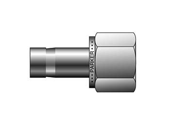 16FA12N-316 Instrumentation Tube Fitting - Straight Tube End NPT Female Adapter for use with Inch Tubing 16FA12N-316 A-LOK Inch Tube Tube End NPT Female Adapter - FA N